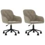 Sillas de comedor giratorias 2 uds de terciopelo gris claro de vidaXL, Sillas de comedor - Ref: Foro24-3103421, Precio: 151,8...