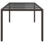 Mesa de comedor de jardín Marrón 250 x 100 x 75 cm en Mesas de jardín | Comprar online en Foru.es