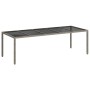 Mesa de comedor de jardín Gris 250 x 100 x 75 cm en Mesas de jardín | Comprar online en Foru.es