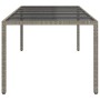 Mesa de comedor de jardín Gris 250 x 100 x 75 cm en Mesas de jardín | Comprar online en Foru.es