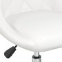 Sillas de comedor giratorias 4 unidades cuero sintético blanco de vidaXL, Sillas de comedor - Ref: Foro24-3088665, Precio: 25...