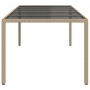 Mesa de comedor de jardín Beige 250 x 100 x 75 cm en Mesas de jardín | Comprar online en Foru.es