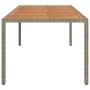 Mesa de comedor de jardín Gris 250 x 100 x 75 cm en Mesas de jardín | Comprar online en Foru.es