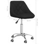 Sillas de comedor giratorias 4 unidades cuero sintético negro de vidaXL, Sillas de comedor - Ref: Foro24-3088666, Precio: 267...