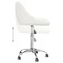 Sillas de comedor giratorias 6 uds cuero sintético blanco de vidaXL, Sillas de comedor - Ref: Foro24-3088675, Precio: 380,74 ...