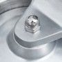 Prensa de hamburguesas y 500 papeles para separar aluminio 13cm de vidaXL, Herramientas y utensilios de cocina - Ref: Foro24-...