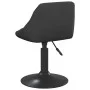 Silla de comedor de terciopelo negro de vidaXL, Sillas de comedor - Ref: Foro24-3088810, Precio: 82,16 €, Descuento: %