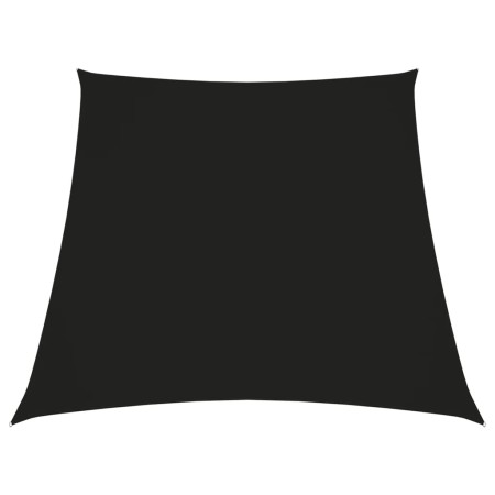 Toldo de vela trapezoidal de tela oxford negro 3/5x4 m en Sombrillas | Comprar online en Foru.es