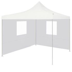 Carpa plegable profesional con 2 paredes acero blanco 2x2 m de vidaXL, Carpas y cenadores - Ref: Foro24-48887, Precio: 107,53...