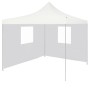 Carpa plegable profesional con 2 paredes acero blanco 2x2 m de vidaXL, Carpas y cenadores - Ref: Foro24-48887, Precio: 107,53...