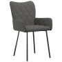 Sillas de comedor 2 unidades tela gris oscuro de vidaXL, Sillas de comedor - Ref: Foro24-344832, Precio: 131,15 €, Descuento: %