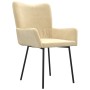 Sillas de comedor 2 unidades terciopelo crema de vidaXL, Sillas de comedor - Ref: Foro24-344807, Precio: 94,69 €, Descuento: %
