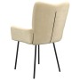 Sillas de comedor 2 unidades terciopelo crema de vidaXL, Sillas de comedor - Ref: Foro24-344807, Precio: 94,69 €, Descuento: %