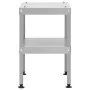 Horno ahumador de barbacoa con mesa acero galvanizado de vidaXL, Barbacoas - Ref: Foro24-3187615, Precio: 240,34 €, Descuento: %