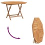 Mesa de jardín plegable madera maciza de teca 110x110x75 cm en Mesas de jardín | Comprar online en Foru.es