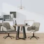 2 Stück drehbare Esszimmerstühle aus hellgrauem Samt von vidaXL, Essstühle - Ref: Foro24-3103377, Preis: 152,12 €, Rabatt: %