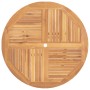 Mesa de jardín plegable madera maciza de teca Ø 110x75 cm en Mesas de jardín | Comprar online en Foru.es
