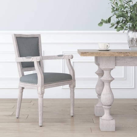 Silla de comedor tela gris oscuro de vidaXL, Sillas de comedor - Ref: Foro24-344495, Precio: 182,20 €, Descuento: %
