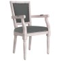 Silla de comedor tela gris oscuro de vidaXL, Sillas de comedor - Ref: Foro24-344495, Precio: 182,20 €, Descuento: %