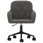 Sillas de comedor giratorias 2 unidades terciopelo gris oscuro de vidaXL, Sillas de comedor - Ref: Foro24-3103422, Precio: 16...