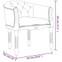 Silla de comedor tela gris oscuro de vidaXL, Sillas de comedor - Ref: Foro24-344502, Precio: 156,39 €, Descuento: %
