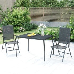 Mesa de jardín malla de acero gris antracita 110x80x72 cm en Mesas de jardín | Comprar online en Foru.es