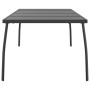Mesa de jardín malla de acero gris antracita 200x100x72 cm en Mesas de jardín | Comprar online en Foru.es