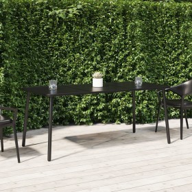 Mesa de jardín acero gris antracita 165x80x71 cm en Mesas de jardín | Comprar online en Foru.es