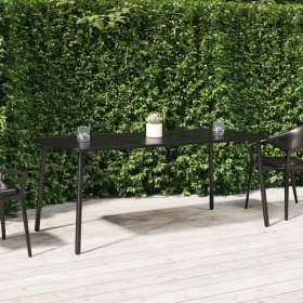 Mesa de jardín acero gris antracita 165x80x71 cm en Mesas de jardín | Comprar online en Foru.es