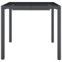 Mesa de jardín de acero gris antracita 80x80x72 cm en Mesas de jardín | Comprar online en Foru.es