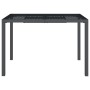 Mesa de jardín de acero gris antracita 110x80x72 cm en Mesas de jardín | Comprar online en Foru.es