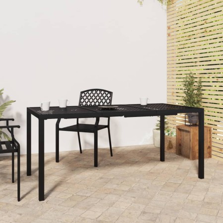 Mesa de jardín de acero gris antracita 165x80x72 cm en Mesas de jardín | Comprar online en Foru.es