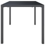 Mesa de jardín de acero gris antracita 165x80x72 cm en Mesas de jardín | Comprar online en Foru.es