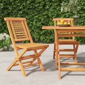 Sillas de jardín plegables 2 uds madera maciza teca 47x63x90cm en Sillas de jardín | Comprar online en Foru.es