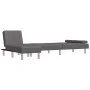 L-förmiges Schlafsofa aus grauem Kunstleder, 255 x 140 x 70 cm von vidaXL, Sofas - Ref: Foro24-3157267, Preis: 449,33 €, Raba...