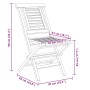 Sillas de jardín plegables 2 uds madera maciza teca 47x63x90cm en Sillas de jardín | Comprar online en Foru.es