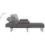 L-förmiges Schlafsofa aus grauem Kunstleder, 255 x 140 x 70 cm von vidaXL, Sofas - Ref: Foro24-3157267, Preis: 449,33 €, Raba...