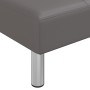 Sofá cama en forma de L cuero sintético gris 255x140x70 cm de vidaXL, Sofás - Ref: Foro24-3157267, Precio: 454,26 €, Descuent...