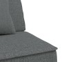 Sofá cama en forma de L tela gris oscuro 255x140x70 cm de vidaXL, Sofás - Ref: Foro24-3157248, Precio: 404,54 €, Descuento: %
