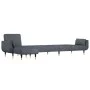 Sofá cama en forma de L terciopelo gris oscuro 275x140x70 cm de vidaXL, Sofás - Ref: Foro24-3157207, Precio: 464,29 €, Descue...