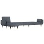 Sofá cama en forma de L terciopelo gris oscuro 275x140x70 cm de vidaXL, Sofás - Ref: Foro24-3157207, Precio: 462,29 €, Descue...