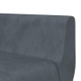 Sofá cama en forma de L terciopelo gris oscuro 275x140x70 cm de vidaXL, Sofás - Ref: Foro24-3157207, Precio: 462,29 €, Descue...
