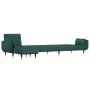 Sofá cama en forma de L terciopelo verde oscuro 275x140x70 cm de vidaXL, Sofás - Ref: Foro24-3157208, Precio: 483,42 €, Descu...
