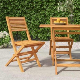 Sillas de jardín plegables 2 uds madera maciza teca 47x62x90cm en Sillas de jardín | Comprar online en Foru.es