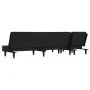 Sofá cama en forma de L tela gris oscuro 255x140x70 cm de vidaXL, Sofás - Ref: Foro24-3157257, Precio: 383,16 €, Descuento: %