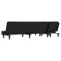 Sofá cama en forma de L tela gris oscuro 255x140x70 cm de vidaXL, Sofás - Ref: Foro24-3157257, Precio: 389,87 €, Descuento: %
