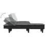 Sofá cama en forma de L tela gris oscuro 255x140x70 cm de vidaXL, Sofás - Ref: Foro24-3157257, Precio: 383,16 €, Descuento: %