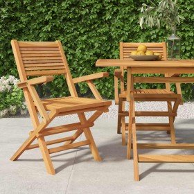 Sillas de jardín plegables 2 uds madera maciza teca 55x62x90 cm en Sillas de jardín | Comprar online en Foru.es