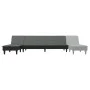 Sofá cama en forma de L tela gris oscuro 255x140x70 cm de vidaXL, Sofás - Ref: Foro24-3157257, Precio: 383,16 €, Descuento: %