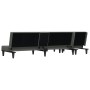 Sofá cama en forma de L tela gris oscuro 255x140x70 cm de vidaXL, Sofás - Ref: Foro24-3157227, Precio: 410,47 €, Descuento: %